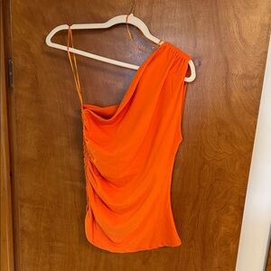 Zara Bright Orange Top